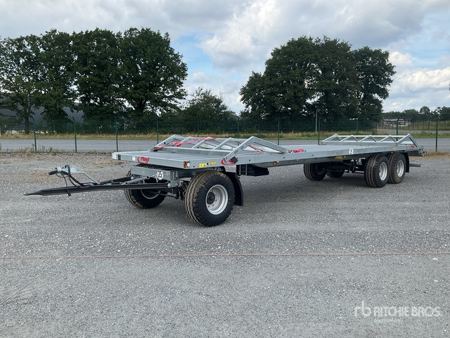 2022 Fliegl DPW180 Tri/A (Unused) Bale Wagon - Traktorinė priekaba-platforma: foto 1 2022 Fliegl DPW180 Tri/A (Unused) Bale Wagon - Traktorinė priekaba-platforma: foto 1