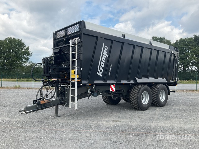2023 Krampe AS 750.2 RamBody T/A End Dump Trailer - Žolės smulkintuvas/ Mulčeris: foto 1 2023 Krampe AS 750.2 RamBody T/A End Dump Trailer - Žolės smulkintuvas/ Mulčeris: foto 1