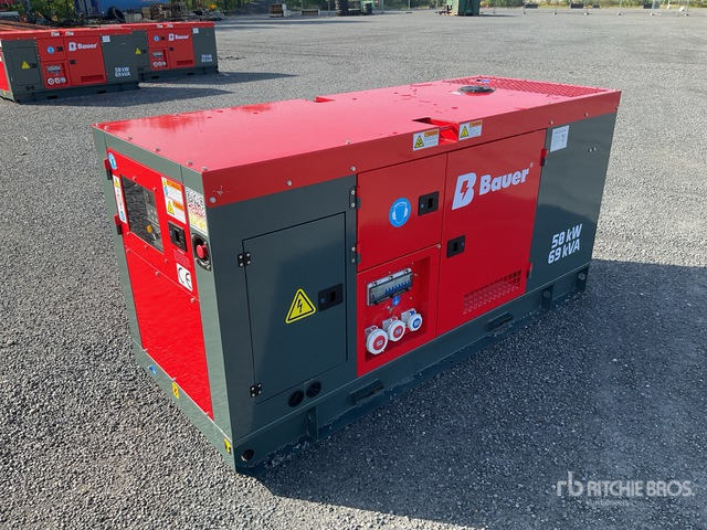 2025 Bauer Generatoren GFS-50 ATS 62.5 kVA (Unused) Generator Set - Elektrinis generatorius: foto 2 2025 Bauer Generatoren GFS-50 ATS 62.5 kVA (Unused) Generator Set - Elektrinis generatorius: foto 2