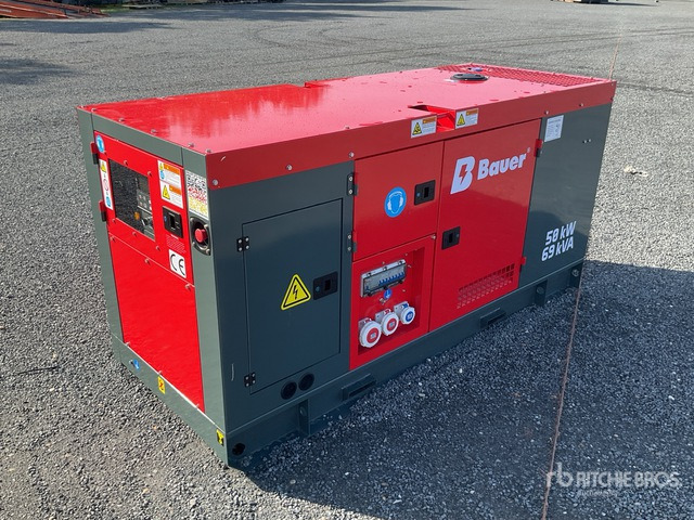 2025 Bauer Generatoren GFS-50 ATS 62.5 kVA (Unused) Generator Set - Elektrinis generatorius: foto 1 2025 Bauer Generatoren GFS-50 ATS 62.5 kVA (Unused) Generator Set - Elektrinis generatorius: foto 1