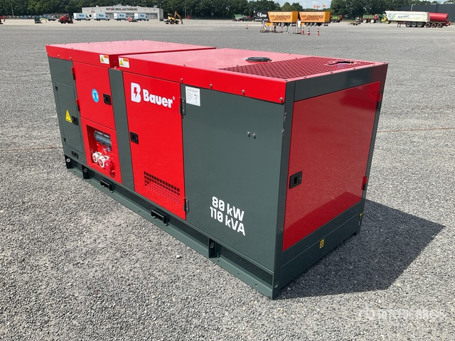 2025 Bauer Generatoren GFS-80 ATS 100 kVA (Unused) Generator Set - Elektrinis generatorius: foto 4 2025 Bauer Generatoren GFS-80 ATS 100 kVA (Unused) Generator Set - Elektrinis generatorius: foto 4