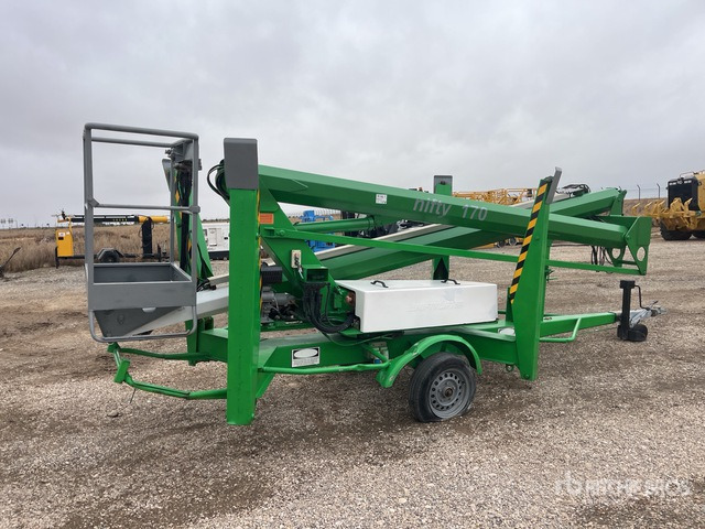1995 Nifty 170HDE Telescopic Boom Lift - Priekabos tipo keltuvas: foto 1 1995 Nifty 170HDE Telescopic Boom Lift - Priekabos tipo keltuvas: foto 1