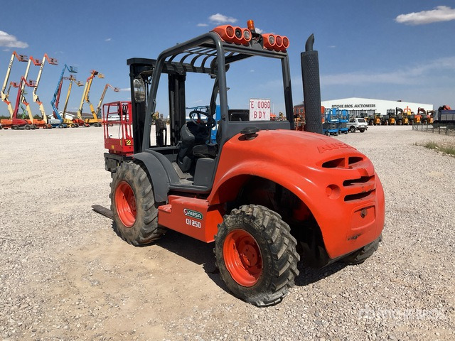 2007 Ausa C 250 Hx4 4x4 Rough Terrain Forklift - Krautuvas-visureigis: foto 3 2007 Ausa C 250 Hx4 4x4 Rough Terrain Forklift - Krautuvas-visureigis: foto 3