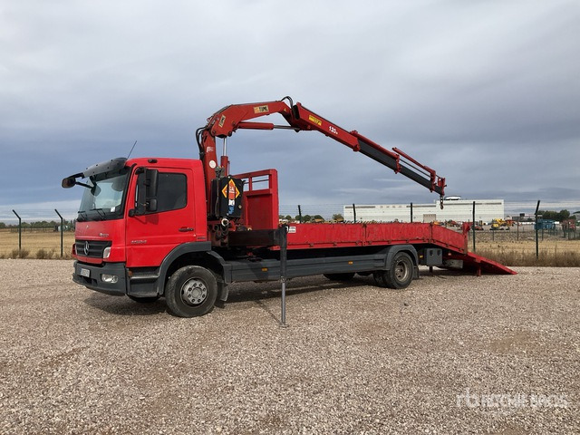 2007 Mercedes-Benz Atego 1524 2007 Toimil 120 3S 4330 kg on 4x2 Flatbed Truck with Crane - Platforminis/ Bortinis sunkvežimis, Sunkvežimis su kranu: foto 2 2007 Mercedes-Benz Atego 1524 2007 Toimil 120 3S 4330 kg on 4x2 Flatbed Truck with Crane - Platforminis/ Bortinis sunkvežimis, Sunkvežimis su kranu: foto 2