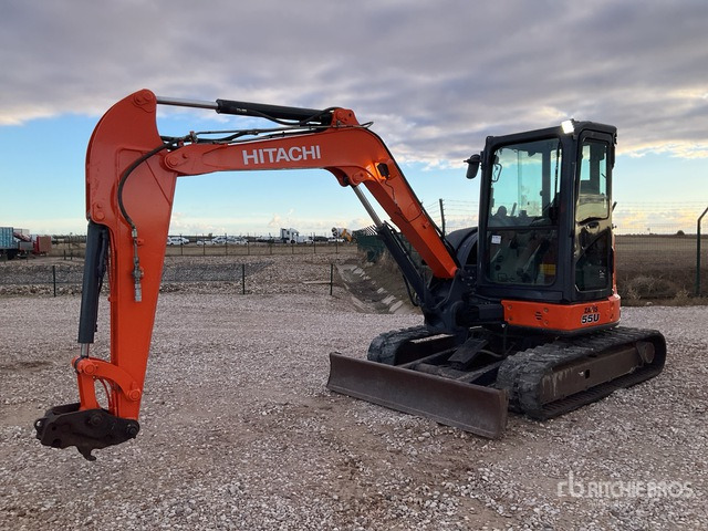 2016 Hitachi ZX55U-5 Mini Excavator: <6.6t - Mini ekskavatorius: foto 1 2016 Hitachi ZX55U-5 Mini Excavator: <6.6t - Mini ekskavatorius: foto 1