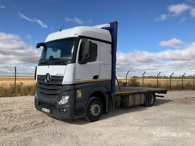 2018 Mercedes-Benz Actros 1846L 4x2 Flatbed Truck - Platforminis/ Bortinis sunkvežimis: foto 2 2018 Mercedes-Benz Actros 1846L 4x2 Flatbed Truck - Platforminis/ Bortinis sunkvežimis: foto 2