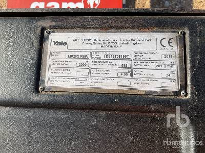 YALE MP20X - Padėklų krautuvas: foto 5 YALE MP20X - Padėklų krautuvas: foto 5