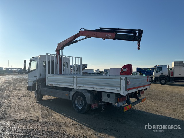 2009 Mercedes-Benz MB 818 K 2009 Fassi F65A.23 2710 kg on 4x2 Flatbed Truck with Crane - Platforminis/ Bortinis sunkvežimis, Sunkvežimis su kranu: foto 3 2009 Mercedes-Benz MB 818 K 2009 Fassi F65A.23 2710 kg on 4x2 Flatbed Truck with Crane - Platforminis/ Bortinis sunkvežimis, Sunkvežimis su kranu: foto 3