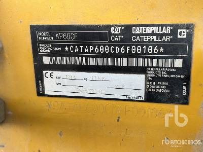 CAT AP600F Wheel - Asfalto klotuvas: foto 5 CAT AP600F Wheel - Asfalto klotuvas: foto 5