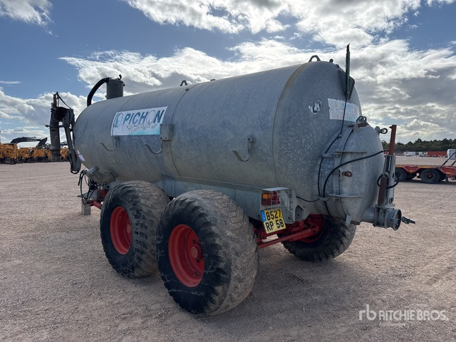 1996 Pichon TCI10 Liquid T/A Tonne A Lisier 2 Essieux Liquid Manure Spreader - Srutovežis: foto 3 1996 Pichon TCI10 Liquid T/A Tonne A Lisier 2 Essieux Liquid Manure Spreader - Srutovežis: foto 3
