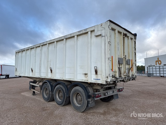 2002 Robuste Kaiser S3803C Semi-Remorque Benne 3 Essieux End Dump Trailer - Savivartis puspriekabė: foto 3 2002 Robuste Kaiser S3803C Semi-Remorque Benne 3 Essieux End Dump Trailer - Savivartis puspriekabė: foto 3
