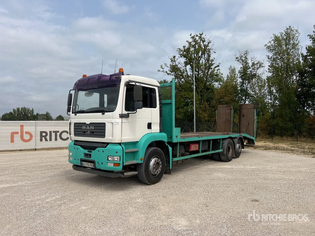 2006 MAN TGA 26.390 6x2-2BL Camion Plateau Flatbed Truck - Autovežis sunkvežimis: foto 1 2006 MAN TGA 26.390 6x2-2BL Camion Plateau Flatbed Truck - Autovežis sunkvežimis: foto 1