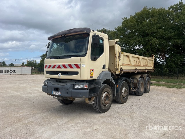 2006 Renault Kerax 370 DCI 8x4 Camion Bi-Benne Tri/A Dump Truck - Savivartis sunkvežimis: foto 1 2006 Renault Kerax 370 DCI 8x4 Camion Bi-Benne Tri/A Dump Truck - Savivartis sunkvežimis: foto 1