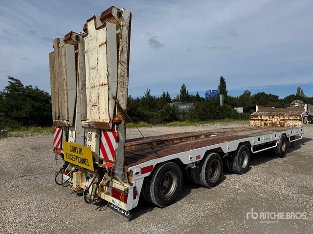 2007 Nicolas 68200 kg Quad/A Extendable Semi ... Lowboy Trailer - Žemo profilio platforma puspriekabė: foto 3 2007 Nicolas 68200 kg Quad/A Extendable Semi ... Lowboy Trailer - Žemo profilio platforma puspriekabė: foto 3