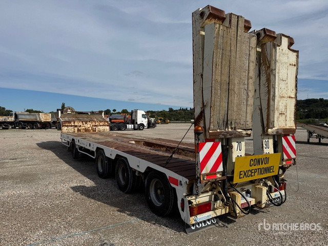 2007 Nicolas 68200 kg Quad/A Extendable Semi ... Lowboy Trailer - Žemo profilio platforma puspriekabė: foto 4 2007 Nicolas 68200 kg Quad/A Extendable Semi ... Lowboy Trailer - Žemo profilio platforma puspriekabė: foto 4