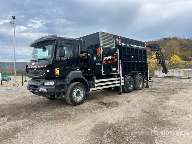 2008 Renault Kerax 450DXi MTS on 6x4 Camion Aspiratrice 6x4 Vacuum Excavator Truck - Asenizatorius: foto 1 2008 Renault Kerax 450DXi MTS on 6x4 Camion Aspiratrice 6x4 Vacuum Excavator Truck - Asenizatorius: foto 1