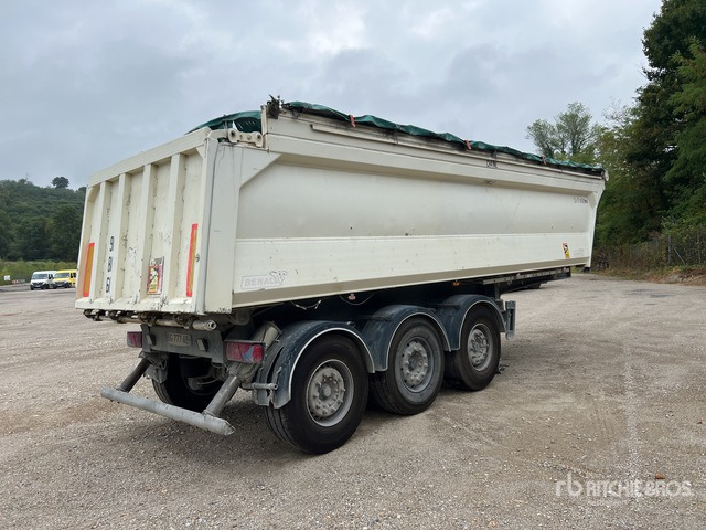 2011 Benalu C34 C MS01 Tri/A Semi Remorque Benne 3 Essieux End Dump Trailer - Savivartis puspriekabė: foto 4 2011 Benalu C34 C MS01 Tri/A Semi Remorque Benne 3 Essieux End Dump Trailer - Savivartis puspriekabė: foto 4