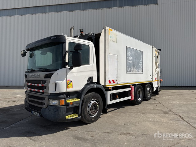 2012 Scania P 280 6x2 Camion Benne A Ordures Mena ... Waste Collection Truck - Šiukšliavežis: foto 1 2012 Scania P 280 6x2 Camion Benne A Ordures Mena ... Waste Collection Truck - Šiukšliavežis: foto 1