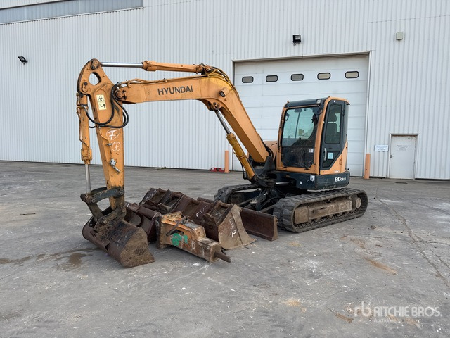 2014 Hyundai R80CR-9 Mini-Pelle Mini Excavator: <6.6t - Mini ekskavatorius: foto 2 2014 Hyundai R80CR-9 Mini-Pelle Mini Excavator: <6.6t - Mini ekskavatorius: foto 2
