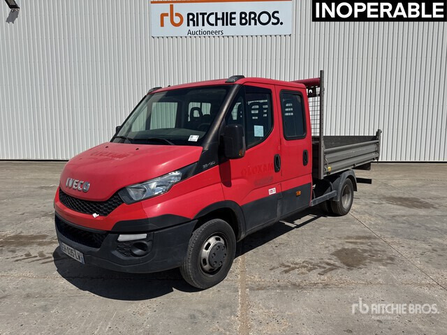 2016 Iveco 35-130 Camion Benne (Inoperable) Dump Truck: Light Duty - Mažas savivartis, Komercinis automobilis su dviguba kabina: foto 2 2016 Iveco 35-130 Camion Benne (Inoperable) Dump Truck: Light Duty - Mažas savivartis, Komercinis automobilis su dviguba kabina: foto 2