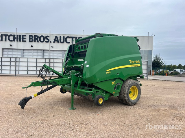 2017 John Deere 990 Presse A Balles Rondes 1 Essieu S/A Round Baler - Ruloninis presas: foto 1 2017 John Deere 990 Presse A Balles Rondes 1 Essieu S/A Round Baler - Ruloninis presas: foto 1