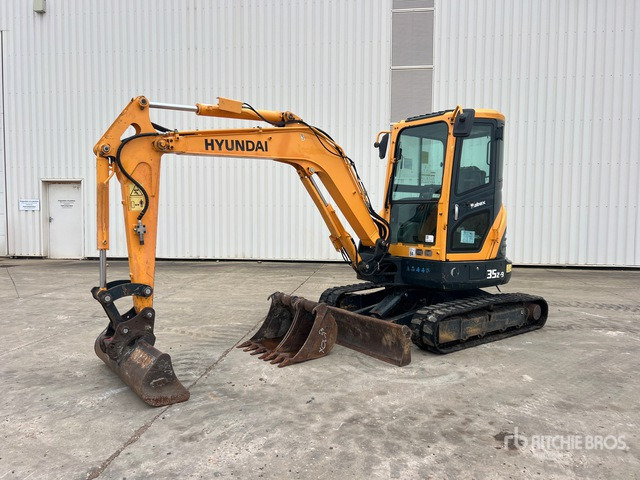 2018 Hyundai R35Z9 Mini-Pelle Mini Excavator: <6.6t - Mini ekskavatorius: foto 1 2018 Hyundai R35Z9 Mini-Pelle Mini Excavator: <6.6t - Mini ekskavatorius: foto 1