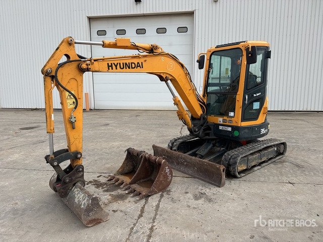 2018 Hyundai Robex35Z-9 Mini-Pelle Mini Excavator: <6.6t - Mini ekskavatorius: foto 1 2018 Hyundai Robex35Z-9 Mini-Pelle Mini Excavator: <6.6t - Mini ekskavatorius: foto 1