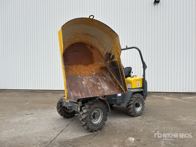 2019 Wacker Neuson 4001 4 t 4x4 Swivel Motobasculeur Dumper - Mini savivartis: foto 3 2019 Wacker Neuson 4001 4 t 4x4 Swivel Motobasculeur Dumper - Mini savivartis: foto 3
