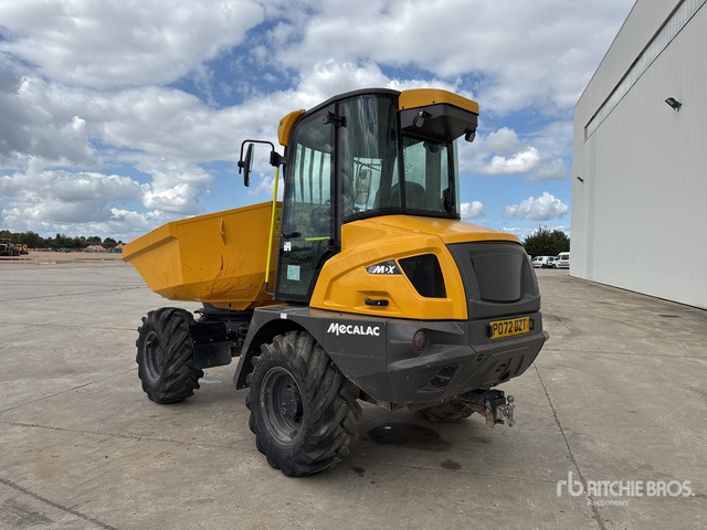 2022 Mecalac 6SMDX 6 ton 4x4 Swivel Dumper - Mini savivartis: foto 3 2022 Mecalac 6SMDX 6 ton 4x4 Swivel Dumper - Mini savivartis: foto 3