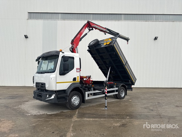 2024 Renault D210 2022 Fassi F90B.1.22E Dynamic o ... Dump Truck with Crane - Savivartis sunkvežimis, Sunkvežimis su kranu: foto 4 2024 Renault D210 2022 Fassi F90B.1.22E Dynamic o ... Dump Truck with Crane - Savivartis sunkvežimis, Sunkvežimis su kranu: foto 4