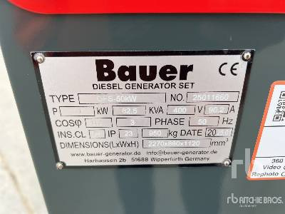 BAUER GFS-50KW 62.5 kVA Mobile (Unused) - Elektrinis generatorius: foto 5 BAUER GFS-50KW 62.5 kVA Mobile (Unused) - Elektrinis generatorius: foto 5