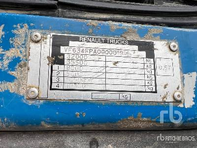 RENAULT KERAX 380 8x4 Camion Malaxeur - Betonvežis: foto 1 RENAULT KERAX 380 8x4 Camion Malaxeur - Betonvežis: foto 1
