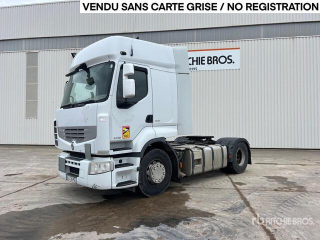 2011 Renault Premium 460DXi 4x2 Tracteur Routier Cabine Cou ... S/A Sleeper Truck Tractor - Vilkikas: foto 1 2011 Renault Premium 460DXi 4x2 Tracteur Routier Cabine Cou ... S/A Sleeper Truck Tractor - Vilkikas: foto 1