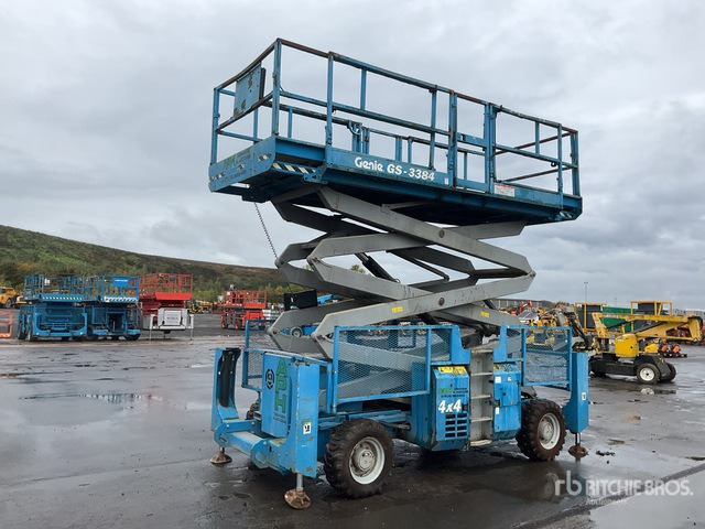 2007 Genie GS3384 4x4 Diesel Scissor Lift - Žirklinis keltuvas: foto 1 2007 Genie GS3384 4x4 Diesel Scissor Lift - Žirklinis keltuvas: foto 1
