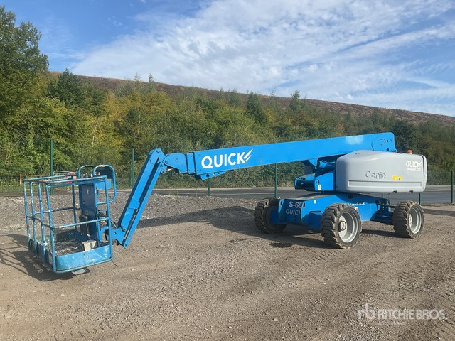 2007 Genie S-65 4WD Diesel Telescopic Boom Lift - Teleskopinis keltuvas: foto 1 2007 Genie S-65 4WD Diesel Telescopic Boom Lift - Teleskopinis keltuvas: foto 1