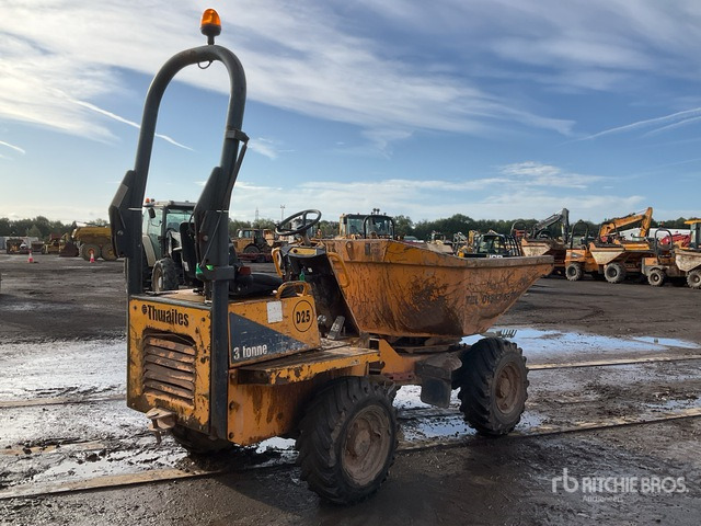 2012 Thwaites MACH573 3 ton 4x4 Swivel Dumper - Mini savivartis: foto 3 2012 Thwaites MACH573 3 ton 4x4 Swivel Dumper - Mini savivartis: foto 3