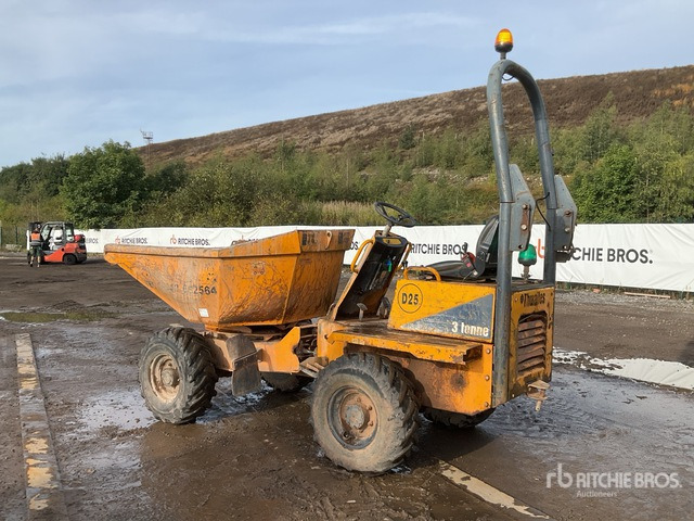 2012 Thwaites MACH573 3 ton 4x4 Swivel Dumper - Mini savivartis: foto 4 2012 Thwaites MACH573 3 ton 4x4 Swivel Dumper - Mini savivartis: foto 4