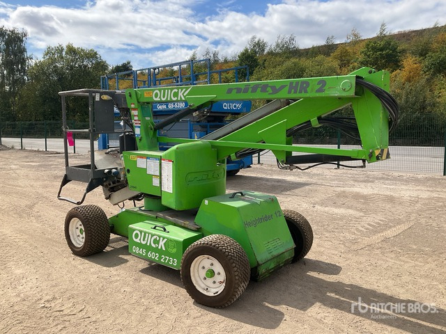 2013 Nifty HR12NDE 2WD Hybrid (Inoperable) Articulating Boom Lift - Alkūninis keltuvas: foto 4 2013 Nifty HR12NDE 2WD Hybrid (Inoperable) Articulating Boom Lift - Alkūninis keltuvas: foto 4
