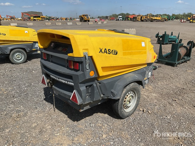 2016 Atlas Copco XAS67KD Mobile Air Compressor - Oro kompresorius: foto 3 2016 Atlas Copco XAS67KD Mobile Air Compressor - Oro kompresorius: foto 3