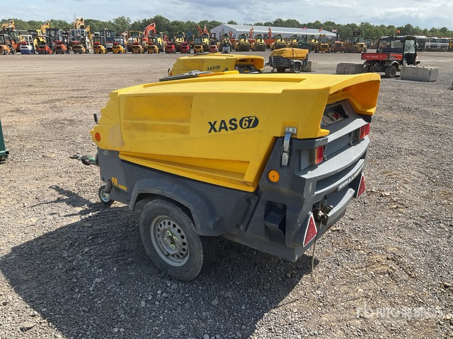2016 Atlas Copco XAS67KD Mobile Air Compressor - Oro kompresorius: foto 4 2016 Atlas Copco XAS67KD Mobile Air Compressor - Oro kompresorius: foto 4