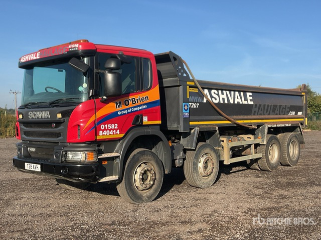 2016 Scania P410 8x4 Twin-Steer Tri/A Dump Truck - Savivartis sunkvežimis: foto 2 2016 Scania P410 8x4 Twin-Steer Tri/A Dump Truck - Savivartis sunkvežimis: foto 2
