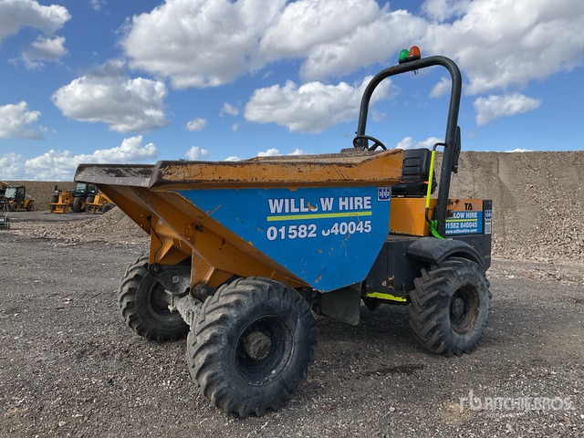 2016 Terex TA3H 3 ton 4x4 Dumper - Savivartis: foto 1 2016 Terex TA3H 3 ton 4x4 Dumper - Savivartis: foto 1