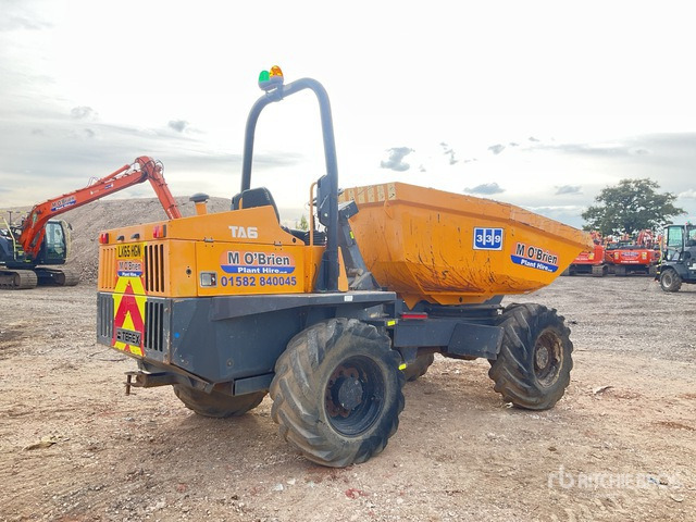 2016 Terex TA6S 6 ton 4x4 Swivel Dumper - Savivartis: foto 3 2016 Terex TA6S 6 ton 4x4 Swivel Dumper - Savivartis: foto 3