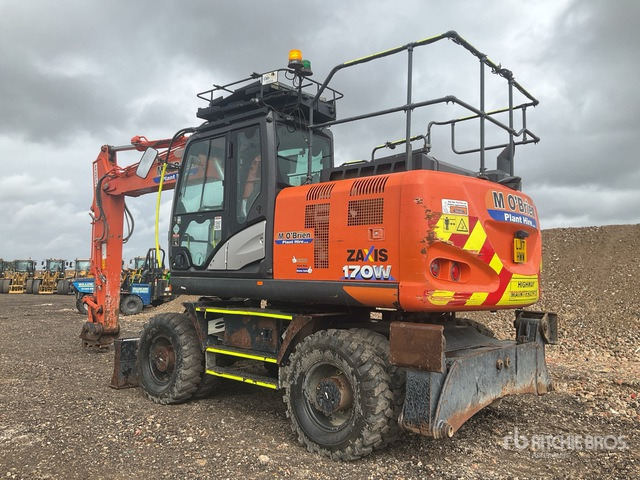 2017 Hitachi ZX170W-5 Wheel Excavator - Ratinis ekskavatorius: foto 3 2017 Hitachi ZX170W-5 Wheel Excavator - Ratinis ekskavatorius: foto 3
