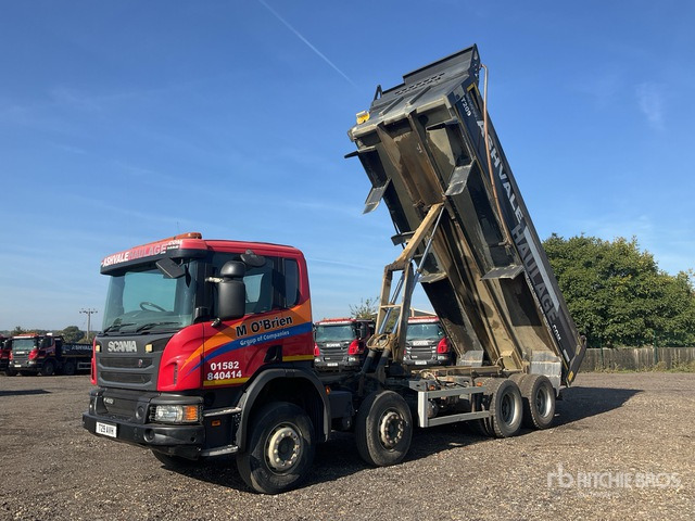2017 Scania P410 8x4 Twin-Steer Tri/A Dump Truck - Savivartis sunkvežimis: foto 1 2017 Scania P410 8x4 Twin-Steer Tri/A Dump Truck - Savivartis sunkvežimis: foto 1
