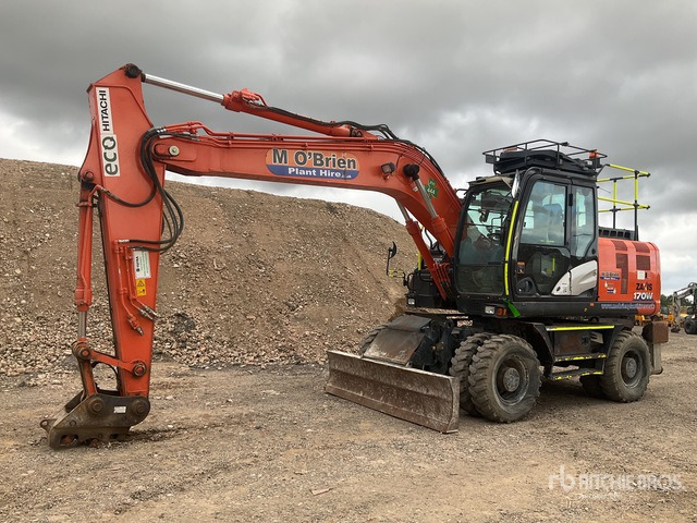 2018 Hitachi ZX170W-6 Wheel Excavator - Ratinis ekskavatorius: foto 1 2018 Hitachi ZX170W-6 Wheel Excavator - Ratinis ekskavatorius: foto 1