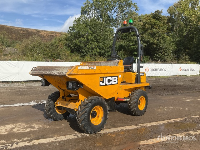 2019 JCB 3FTH 3 ton 4x4 Dumper - Mini savivartis: foto 1 2019 JCB 3FTH 3 ton 4x4 Dumper - Mini savivartis: foto 1