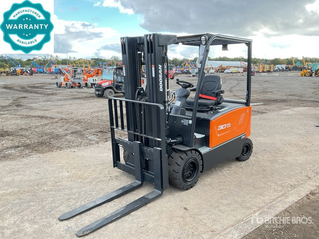 2023 Doosan B30X-7 PLUS 3000 kg (Unused) Electric Forklift - Elektrinis krautuvas: foto 1 2023 Doosan B30X-7 PLUS 3000 kg (Unused) Electric Forklift - Elektrinis krautuvas: foto 1