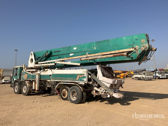 1997 Mack MR688S 1997 Schwing KVM 42/38 42 m on 8x4 Concrete Pump Truck - Betono siurblys: foto 2 1997 Mack MR688S 1997 Schwing KVM 42/38 42 m on 8x4 Concrete Pump Truck - Betono siurblys: foto 2