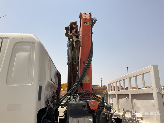 2007 Hino 500 Palfinger PK1000 4.5 ton Knuckl ... Flatbed Truck with Crane - Platforminis/ Bortinis sunkvežimis, Sunkvežimis su kranu: foto 5 2007 Hino 500 Palfinger PK1000 4.5 ton Knuckl ... Flatbed Truck with Crane - Platforminis/ Bortinis sunkvežimis, Sunkvežimis su kranu: foto 5